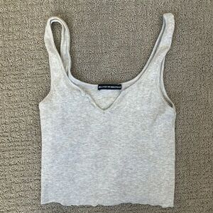 gray brandy melville tank top